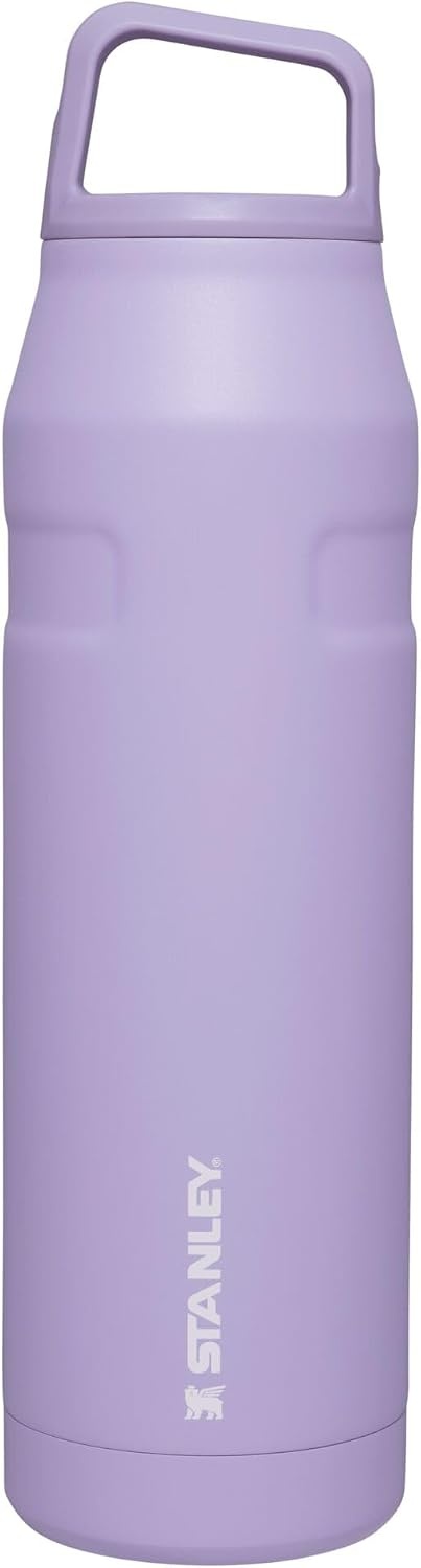 image:imageStanley IceFlow Cap and Carry Water Bottle Wide Mouth Twist Lid Lightweight amp Leakproof for Travel amp Sports Insulated Stainless Steel BPAFreeLavender