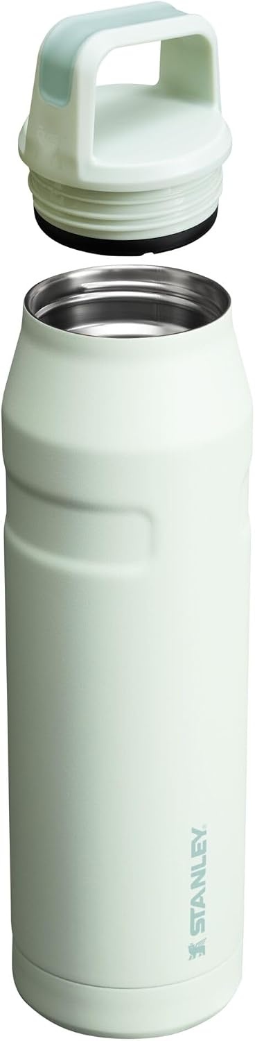 image:imageStanley IceFlow Cap and Carry Water Bottle Wide Mouth Twist Lid Lightweight amp Leakproof for Travel amp Sports Insulated Stainless Steel BPAFreeMist