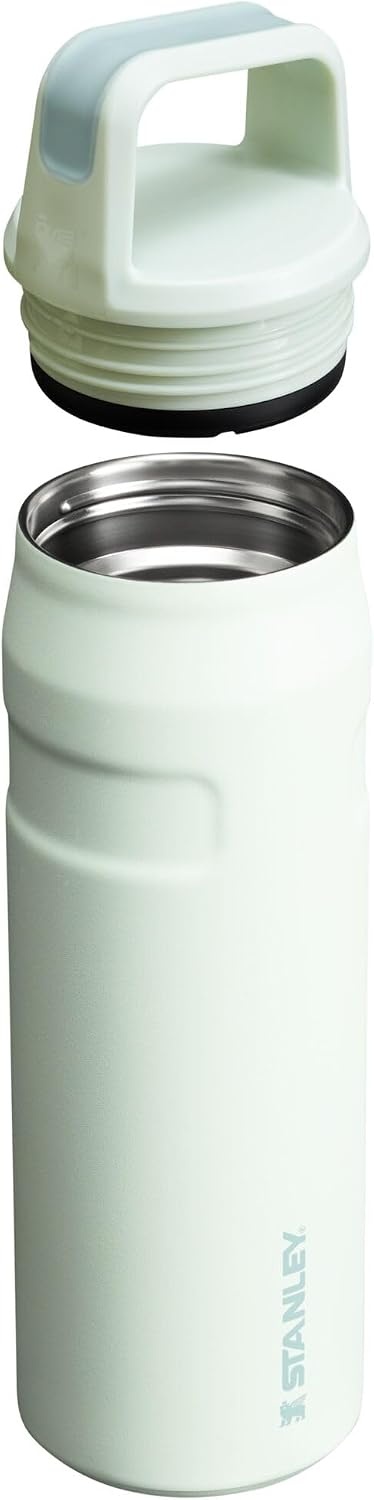 image:imageStanley IceFlow Cap and Carry Water Bottle Wide Mouth Twist Lid Lightweight amp Leakproof for Travel amp Sports Insulated Stainless Steel BPAFreeMist