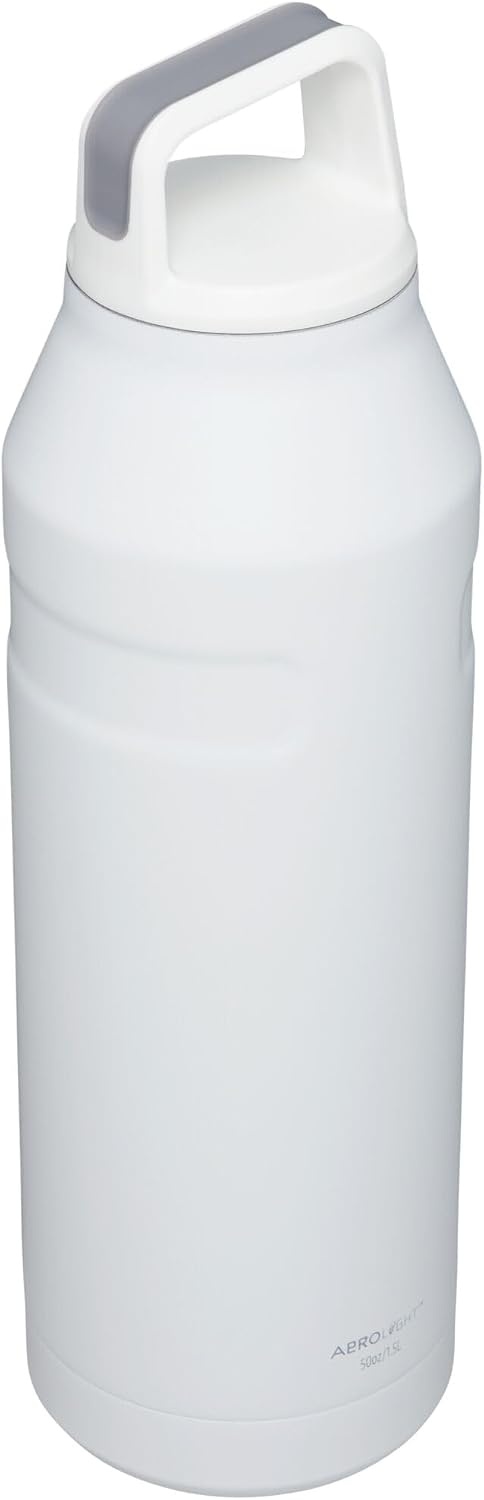 image:imageStanley IceFlow Cap and Carry Water Bottle Wide Mouth Twist Lid Lightweight amp Leakproof for Travel amp Sports Insulated Stainless Steel BPAFreePolar