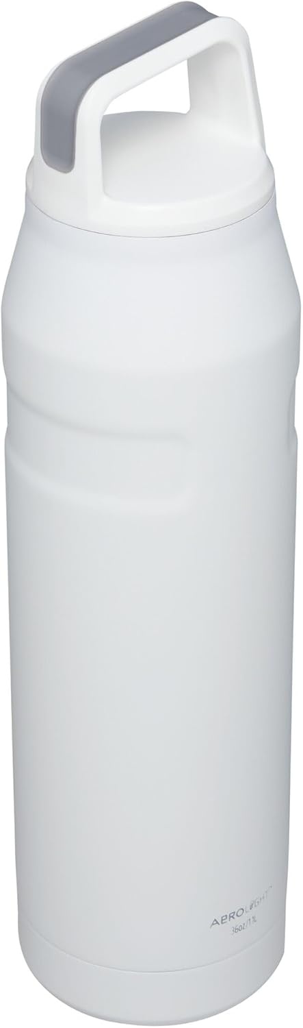 image:imageStanley IceFlow Cap and Carry Water Bottle Wide Mouth Twist Lid Lightweight amp Leakproof for Travel amp Sports Insulated Stainless Steel BPAFreePolar