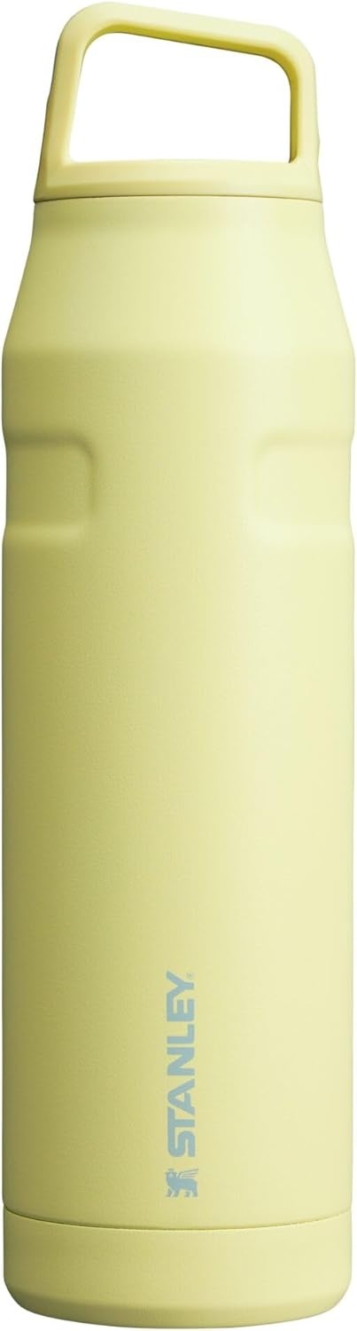 image:imageStanley IceFlow Cap and Carry Water Bottle Wide Mouth Twist Lid Lightweight amp Leakproof for Travel amp Sports Insulated Stainless Steel BPAFreePomelo