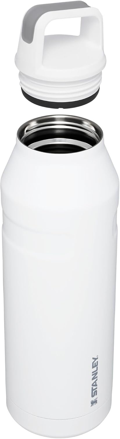 image:imageStanley IceFlow Cap and Carry Water Bottle Wide Mouth Twist Lid Lightweight amp Leakproof for Travel amp Sports Insulated Stainless Steel BPAFreePolar