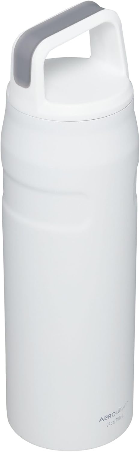 image:imageStanley IceFlow Cap and Carry Water Bottle Wide Mouth Twist Lid Lightweight amp Leakproof for Travel amp Sports Insulated Stainless Steel BPAFreePolar
