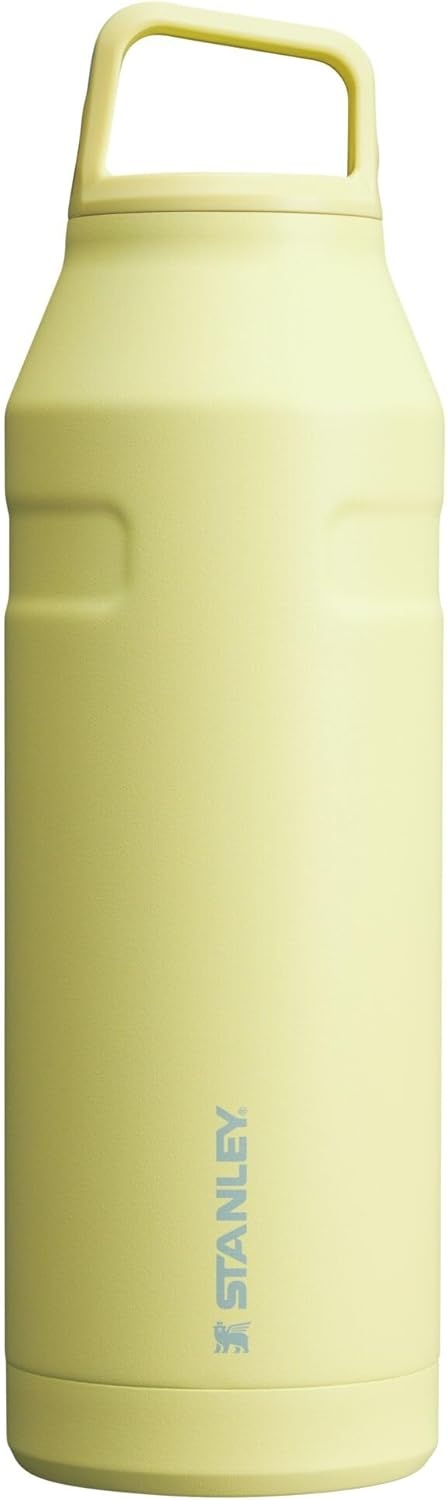 image:imageStanley IceFlow Cap and Carry Water Bottle Wide Mouth Twist Lid Lightweight amp Leakproof for Travel amp Sports Insulated Stainless Steel BPAFreePomelo