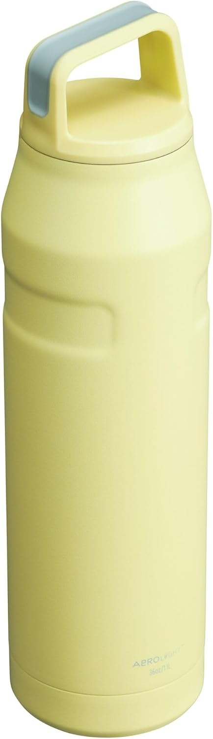 image:imageStanley IceFlow Cap and Carry Water Bottle Wide Mouth Twist Lid Lightweight amp Leakproof for Travel amp Sports Insulated Stainless Steel BPAFreePomelo