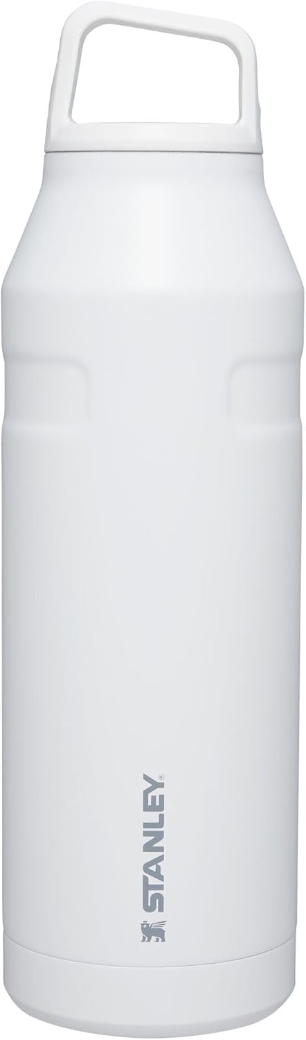 image:imageStanley IceFlow Cap and Carry Water Bottle Wide Mouth Twist Lid Lightweight amp Leakproof for Travel amp Sports Insulated Stainless Steel BPAFreePolar