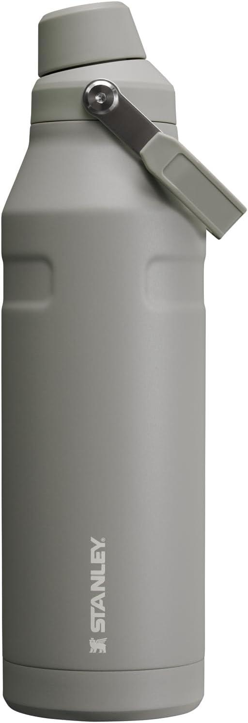 image:imageStanley IceFlow Fast Flow Water Bottle 24 oz Angled Spout Lid Lightweight and Leakproof for Travel and Sports Insulated Stainless Steel BPAFree TigerlilyAsh