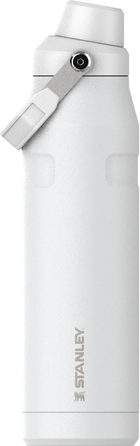 image:imageStanley IceFlow Fast Flow Water Bottle 24 oz Angled Spout Lid Lightweight and Leakproof for Travel and Sports Insulated Stainless Steel BPAFree TigerlilyFrost