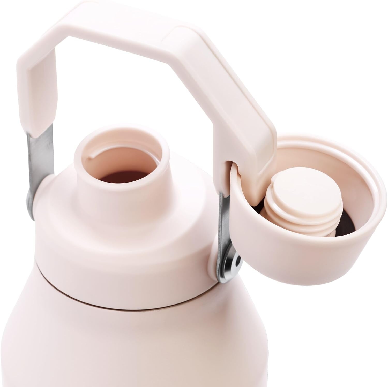 image:imageStanley IceFlow Fast Flow Water Bottle 24 oz Angled Spout Lid Lightweight and Leakproof for Travel and Sports Insulated Stainless Steel BPAFree TigerlilyRose Quartz