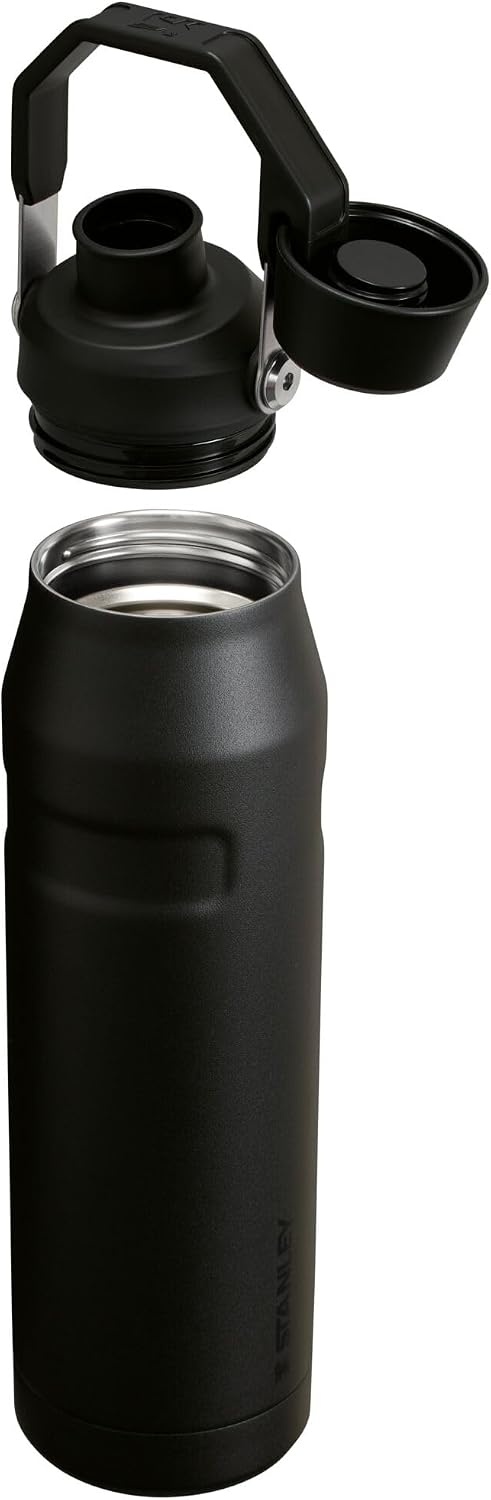 image:imageStanley IceFlow Fast Flow Water Bottle 24 oz Angled Spout Lid Lightweight and Leakproof for Travel and Sports Insulated Stainless Steel BPAFree TigerlilyBlack 20