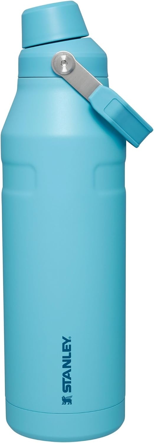 image:imageStanley IceFlow Fast Flow Water Bottle 24 oz Angled Spout Lid Lightweight and Leakproof for Travel and Sports Insulated Stainless Steel BPAFree TigerlilyPool