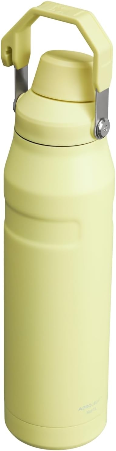 image:imageStanley IceFlow Fast Flow Water Bottle 24 oz Angled Spout Lid Lightweight and Leakproof for Travel and Sports Insulated Stainless Steel BPAFree TigerlilyPomelo