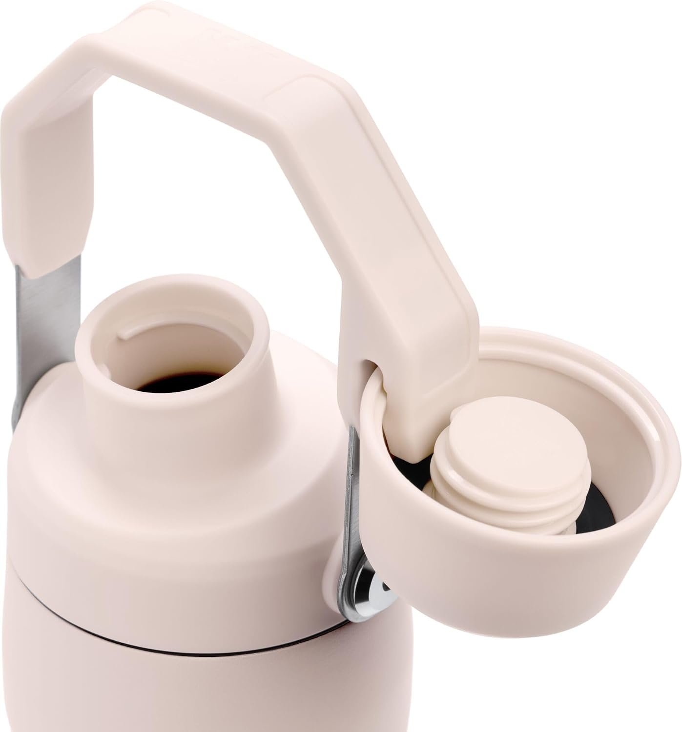 image:imageStanley IceFlow Fast Flow Water Bottle 24 oz Angled Spout Lid Lightweight and Leakproof for Travel and Sports Insulated Stainless Steel BPAFree TigerlilyRose Quartz
