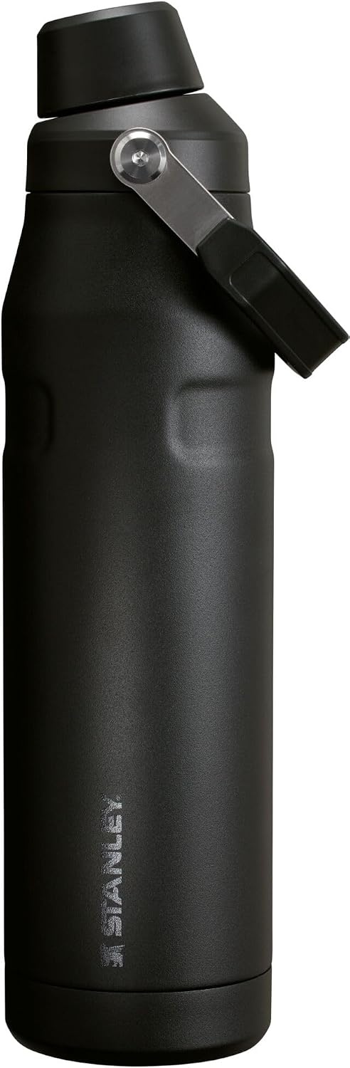 image:imageStanley IceFlow Fast Flow Water Bottle 24 oz Angled Spout Lid Lightweight and Leakproof for Travel and Sports Insulated Stainless Steel BPAFree TigerlilyBlack 20