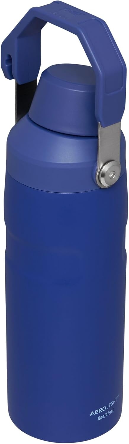image:imageStanley IceFlow Fast Flow Water Bottle 24 oz Angled Spout Lid Lightweight and Leakproof for Travel and Sports Insulated Stainless Steel BPAFree TigerlilyLapis