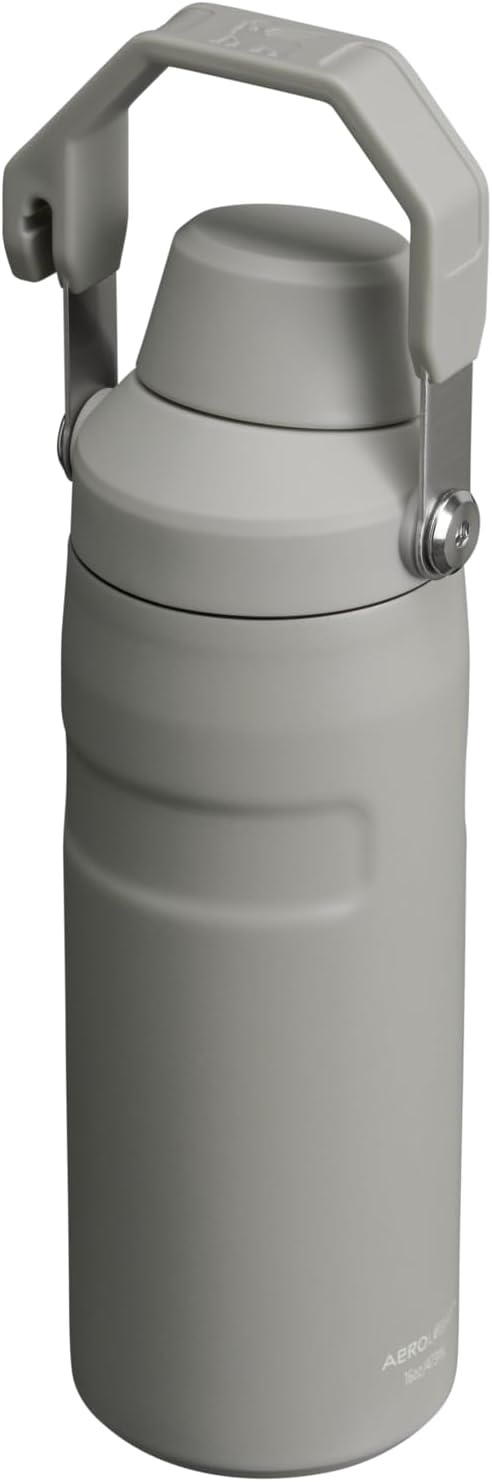 image:imageStanley IceFlow Fast Flow Water Bottle 24 oz Angled Spout Lid Lightweight and Leakproof for Travel and Sports Insulated Stainless Steel BPAFree TigerlilyAsh
