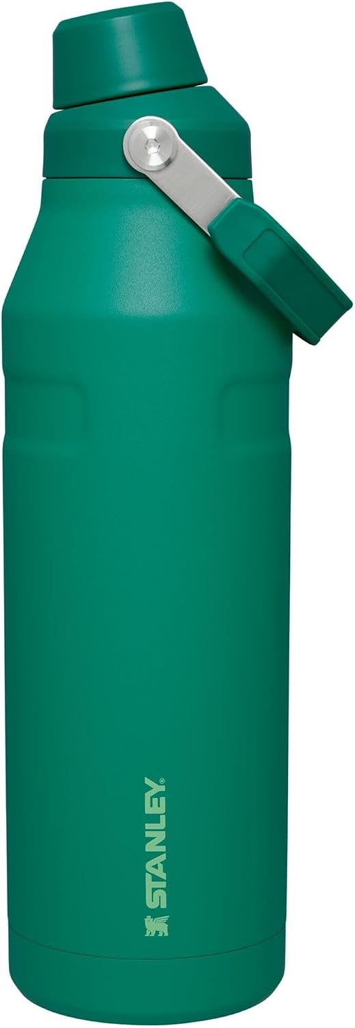 image:imageStanley IceFlow Fast Flow Water Bottle 24 oz Angled Spout Lid Lightweight and Leakproof for Travel and Sports Insulated Stainless Steel BPAFree TigerlilyAlpine