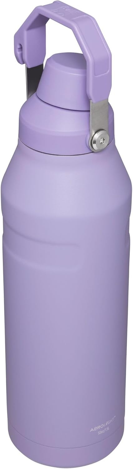 image:imageStanley IceFlow Fast Flow Water Bottle 24 oz Angled Spout Lid Lightweight and Leakproof for Travel and Sports Insulated Stainless Steel BPAFree TigerlilyLavender