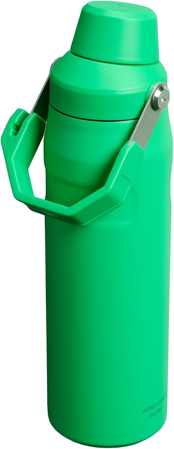 image:imageStanley IceFlow Fast Flow Water Bottle 24 oz Angled Spout Lid Lightweight and Leakproof for Travel and Sports Insulated Stainless Steel BPAFree TigerlilyMeadow