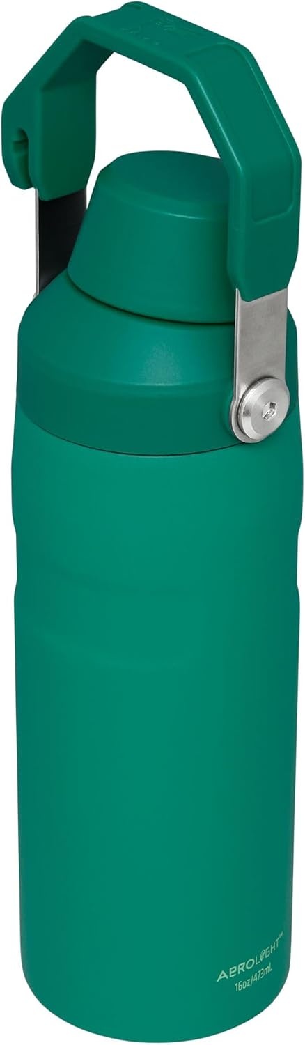 image:imageStanley IceFlow Fast Flow Water Bottle 24 oz Angled Spout Lid Lightweight and Leakproof for Travel and Sports Insulated Stainless Steel BPAFree TigerlilyAlpine
