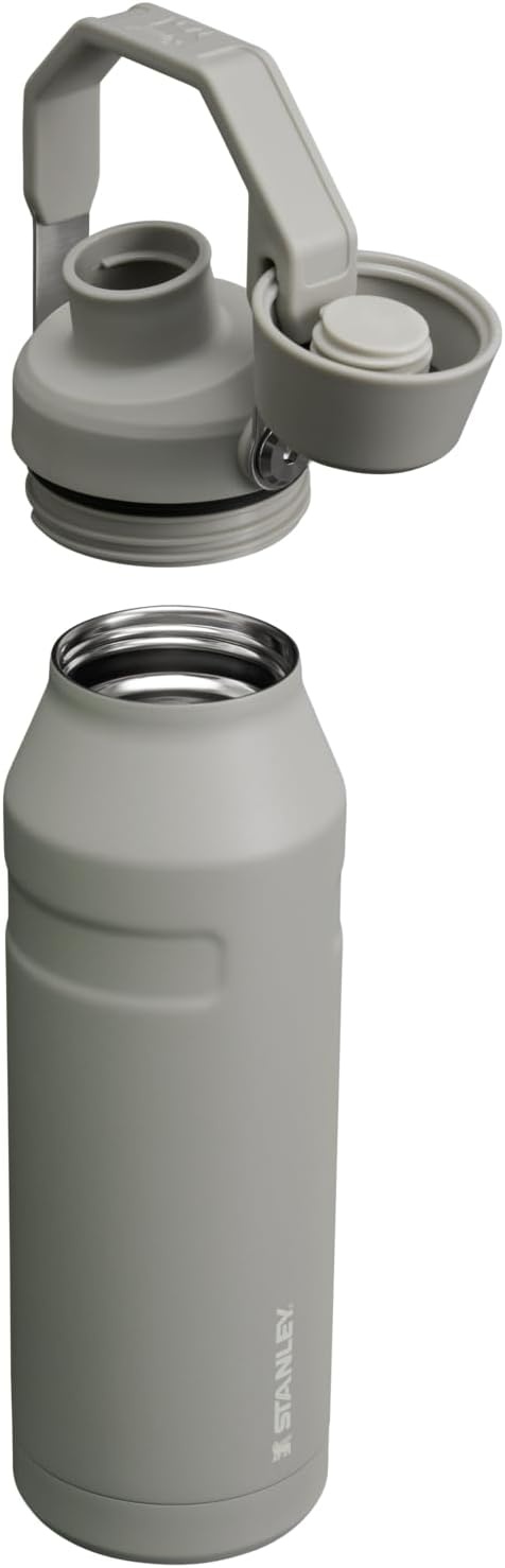 image:imageStanley IceFlow Fast Flow Water Bottle 24 oz Angled Spout Lid Lightweight and Leakproof for Travel and Sports Insulated Stainless Steel BPAFree TigerlilyAsh