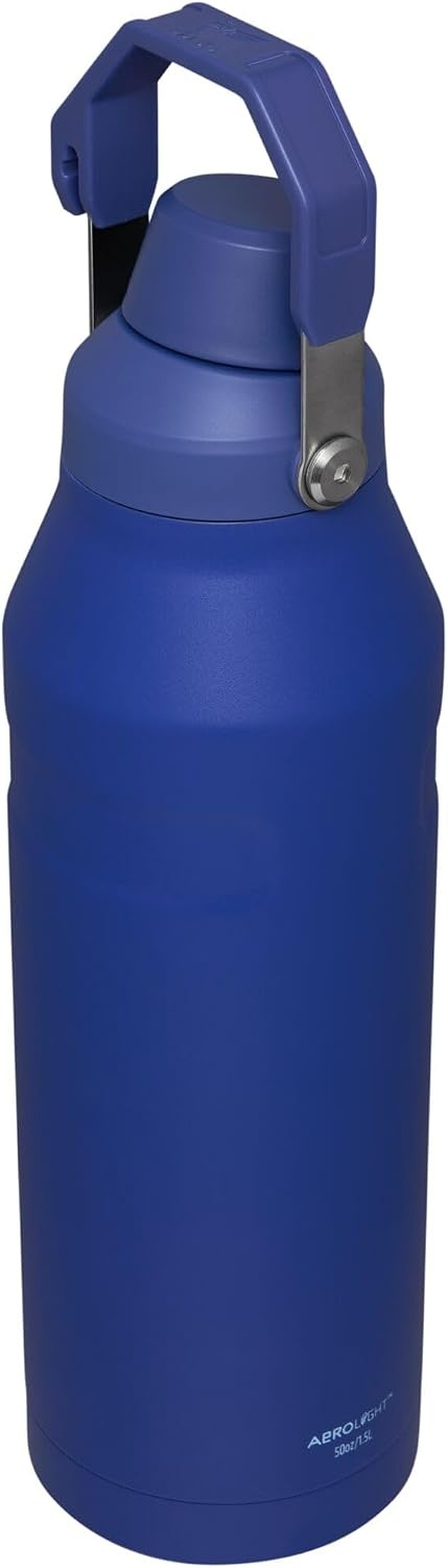 image:imageStanley IceFlow Fast Flow Water Bottle 24 oz Angled Spout Lid Lightweight and Leakproof for Travel and Sports Insulated Stainless Steel BPAFree TigerlilyLapis