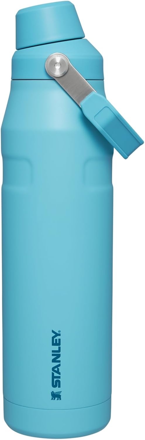 image:imageStanley IceFlow Fast Flow Water Bottle 24 oz Angled Spout Lid Lightweight and Leakproof for Travel and Sports Insulated Stainless Steel BPAFree TigerlilyPool