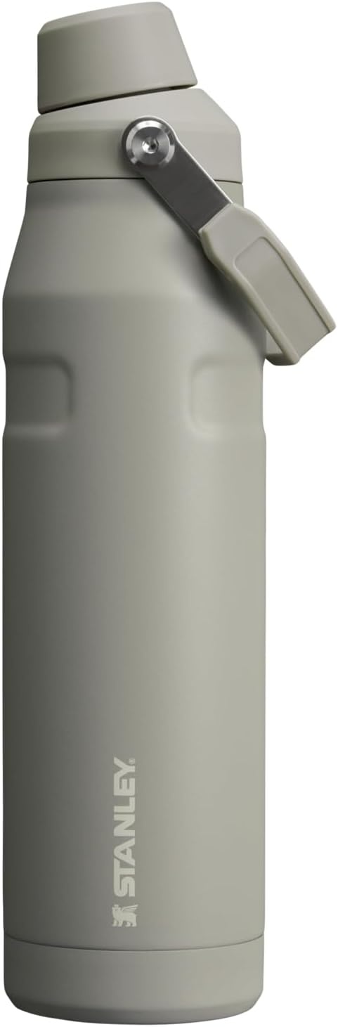 image:imageStanley IceFlow Fast Flow Water Bottle 24 oz Angled Spout Lid Lightweight and Leakproof for Travel and Sports Insulated Stainless Steel BPAFree TigerlilyAsh