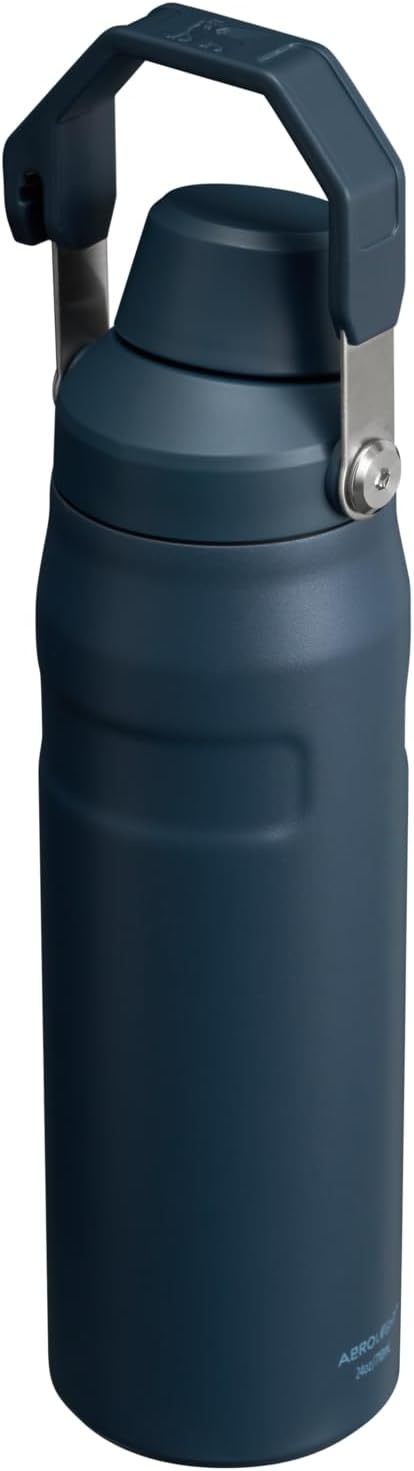 image:imageStanley IceFlow Fast Flow Water Bottle 24 oz Angled Spout Lid Lightweight and Leakproof for Travel and Sports Insulated Stainless Steel BPAFree TigerlilyNavy