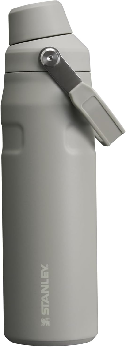 image:imageStanley IceFlow Fast Flow Water Bottle 24 oz Angled Spout Lid Lightweight and Leakproof for Travel and Sports Insulated Stainless Steel BPAFree TigerlilyAsh