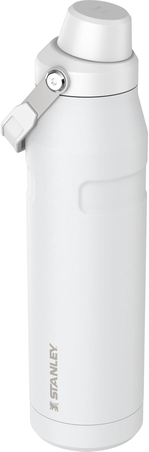 image:imageStanley IceFlow Fast Flow Water Bottle 24 oz Angled Spout Lid Lightweight and Leakproof for Travel and Sports Insulated Stainless Steel BPAFree TigerlilyFrost