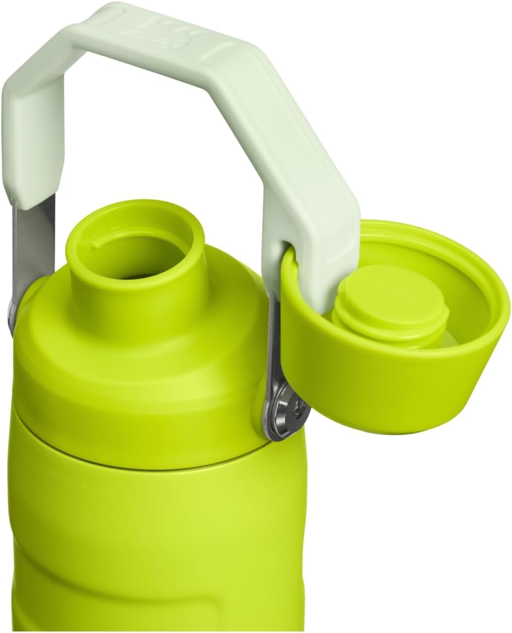 image:imageStanley IceFlow Fast Flow Water Bottle 24 oz Angled Spout Lid Lightweight and Leakproof for Travel and Sports Insulated Stainless Steel BPAFree TigerlilyChartreuse