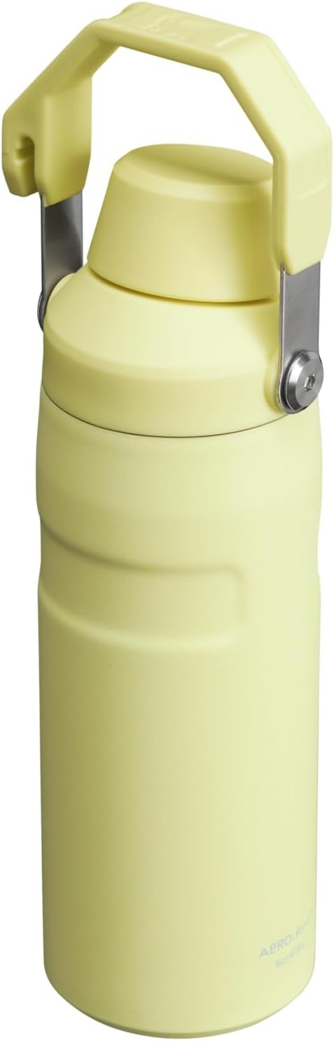 image:imageStanley IceFlow Fast Flow Water Bottle 24 oz Angled Spout Lid Lightweight and Leakproof for Travel and Sports Insulated Stainless Steel BPAFree TigerlilyPomelo
