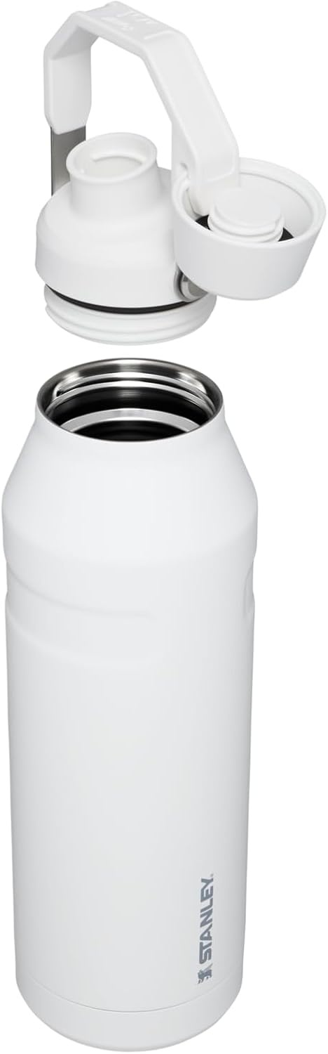 image:imageStanley IceFlow Fast Flow Water Bottle 24 oz Angled Spout Lid Lightweight and Leakproof for Travel and Sports Insulated Stainless Steel BPAFree TigerlilyPolar