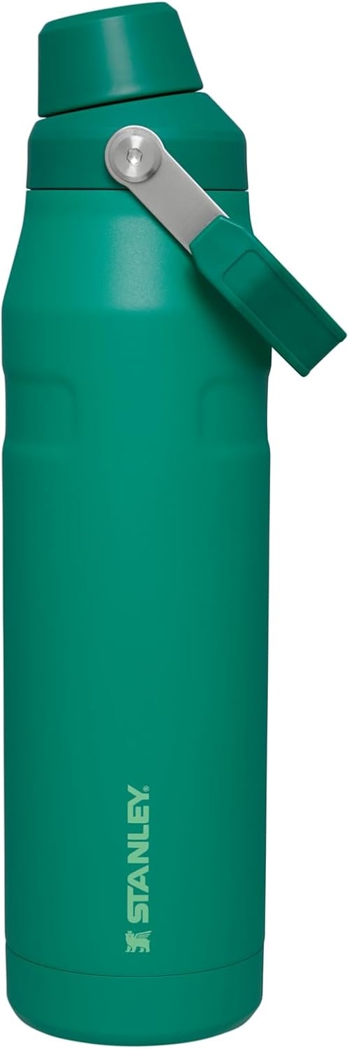 image:imageStanley IceFlow Fast Flow Water Bottle 24 oz Angled Spout Lid Lightweight and Leakproof for Travel and Sports Insulated Stainless Steel BPAFree TigerlilyAlpine