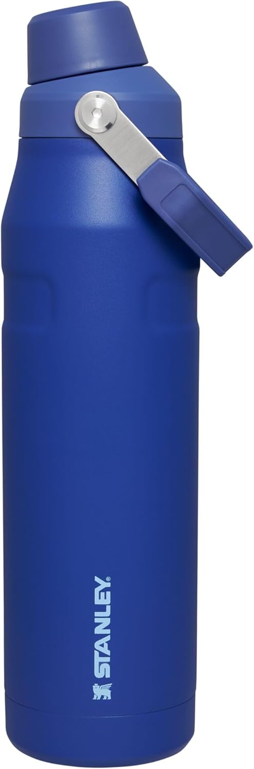 image:imageStanley IceFlow Fast Flow Water Bottle 24 oz Angled Spout Lid Lightweight and Leakproof for Travel and Sports Insulated Stainless Steel BPAFree TigerlilyLapis