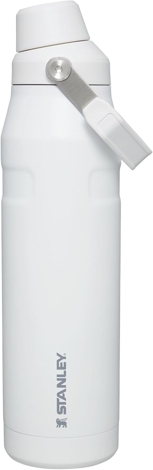 image:imageStanley IceFlow Fast Flow Water Bottle 24 oz Angled Spout Lid Lightweight and Leakproof for Travel and Sports Insulated Stainless Steel BPAFree TigerlilyPolar