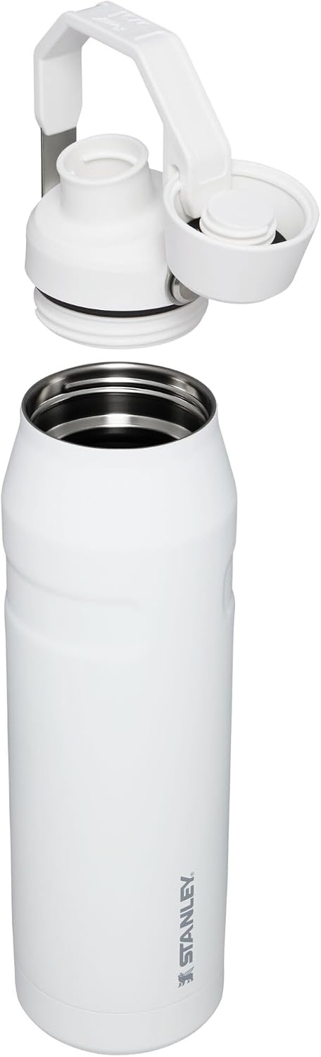 image:imageStanley IceFlow Fast Flow Water Bottle 24 oz Angled Spout Lid Lightweight and Leakproof for Travel and Sports Insulated Stainless Steel BPAFree TigerlilyPolar