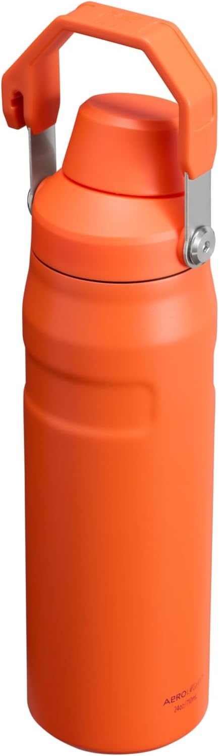 image:imageStanley IceFlow Fast Flow Water Bottle 24 oz Angled Spout Lid Lightweight and Leakproof for Travel and Sports Insulated Stainless Steel BPAFree TigerlilyTigerlily Plum