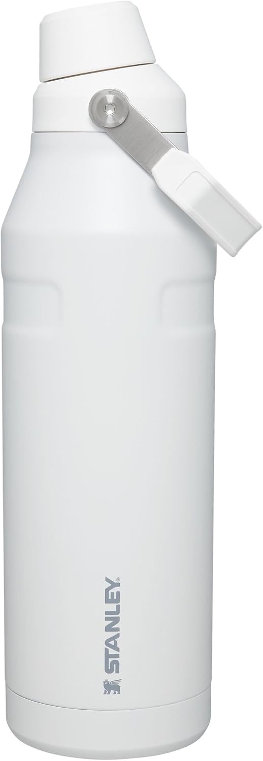 image:imageStanley IceFlow Fast Flow Water Bottle 24 oz Angled Spout Lid Lightweight and Leakproof for Travel and Sports Insulated Stainless Steel BPAFree TigerlilyPolar