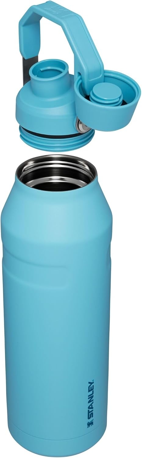 image:imageStanley IceFlow Fast Flow Water Bottle 24 oz Angled Spout Lid Lightweight and Leakproof for Travel and Sports Insulated Stainless Steel BPAFree TigerlilyPool