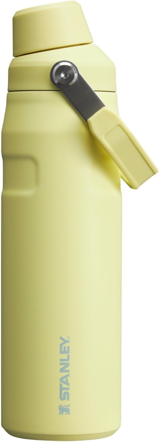 image:imageStanley IceFlow Fast Flow Water Bottle 24 oz Angled Spout Lid Lightweight and Leakproof for Travel and Sports Insulated Stainless Steel BPAFree TigerlilyPomelo