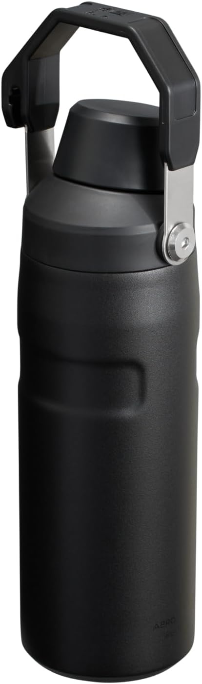 image:imageStanley IceFlow Fast Flow Water Bottle 24 oz Angled Spout Lid Lightweight and Leakproof for Travel and Sports Insulated Stainless Steel BPAFree TigerlilyBlack 20