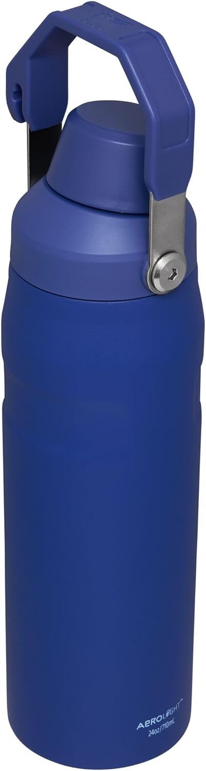 image:imageStanley IceFlow Fast Flow Water Bottle 24 oz Angled Spout Lid Lightweight and Leakproof for Travel and Sports Insulated Stainless Steel BPAFree TigerlilyLapis