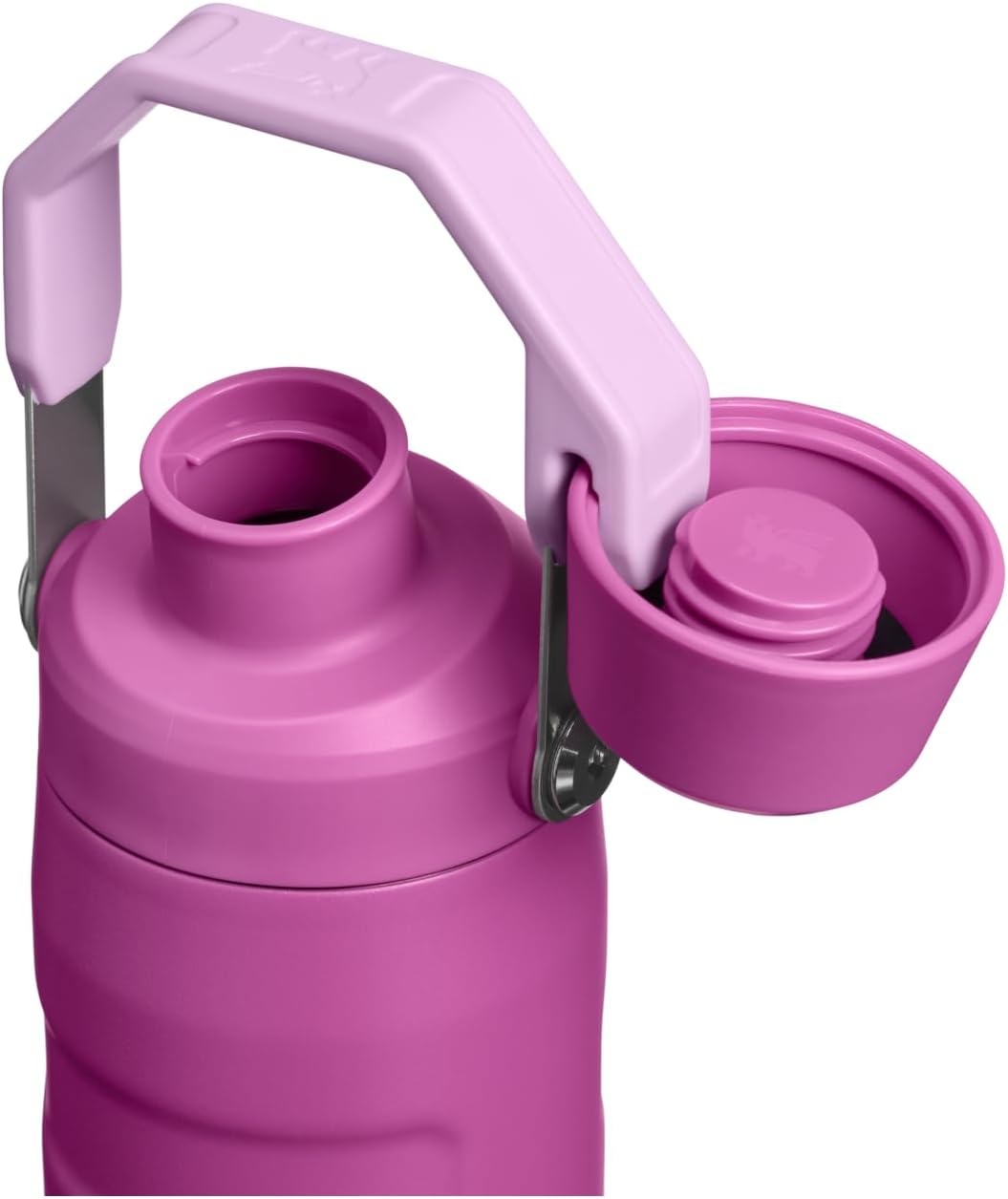 image:imageStanley IceFlow Fast Flow Water Bottle 24 oz Angled Spout Lid Lightweight and Leakproof for Travel and Sports Insulated Stainless Steel BPAFree TigerlilyDark Blossom