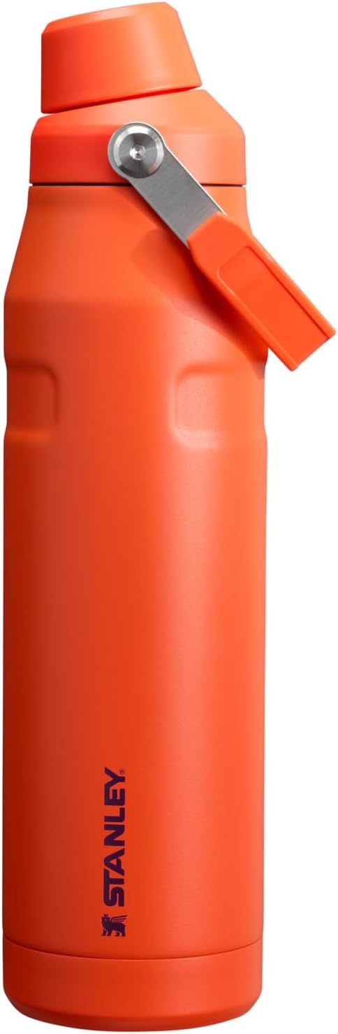image:imageStanley IceFlow Fast Flow Water Bottle 24 oz Angled Spout Lid Lightweight and Leakproof for Travel and Sports Insulated Stainless Steel BPAFree TigerlilyTigerlily Plum