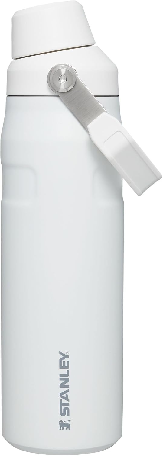 image:imageStanley IceFlow Fast Flow Water Bottle 24 oz Angled Spout Lid Lightweight and Leakproof for Travel and Sports Insulated Stainless Steel BPAFree TigerlilyPolar