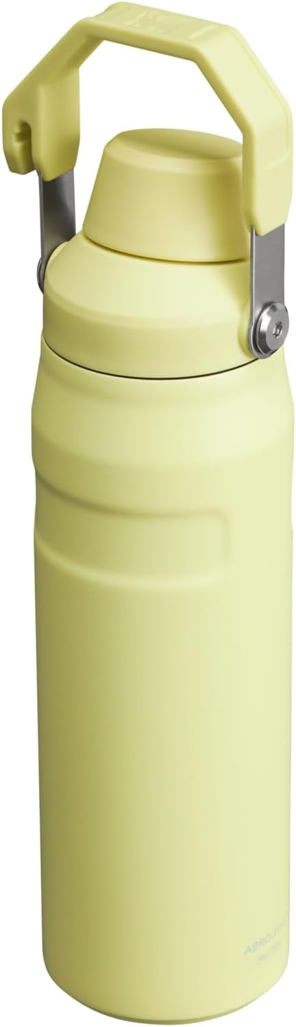 image:imageStanley IceFlow Fast Flow Water Bottle 24 oz Angled Spout Lid Lightweight and Leakproof for Travel and Sports Insulated Stainless Steel BPAFree TigerlilyPomelo