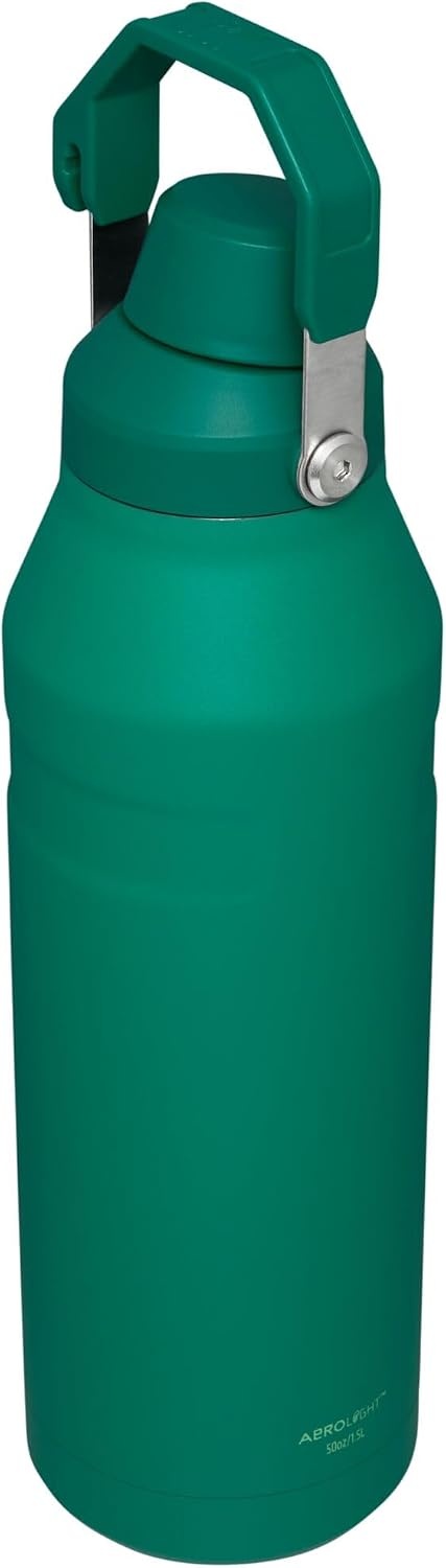 image:imageStanley IceFlow Fast Flow Water Bottle 24 oz Angled Spout Lid Lightweight and Leakproof for Travel and Sports Insulated Stainless Steel BPAFree TigerlilyAlpine
